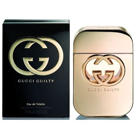 gucci guilty eau de toilette for women 2.5oz spray bottle